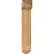 Ekena Millwork Traditional Arts and Crafts Smooth Bracket w/ Offset Brace, Western Red Cedar, 7 1/2"W x 28"D x 40"H BKT0806X28X40TRA03SWR - alternate 4